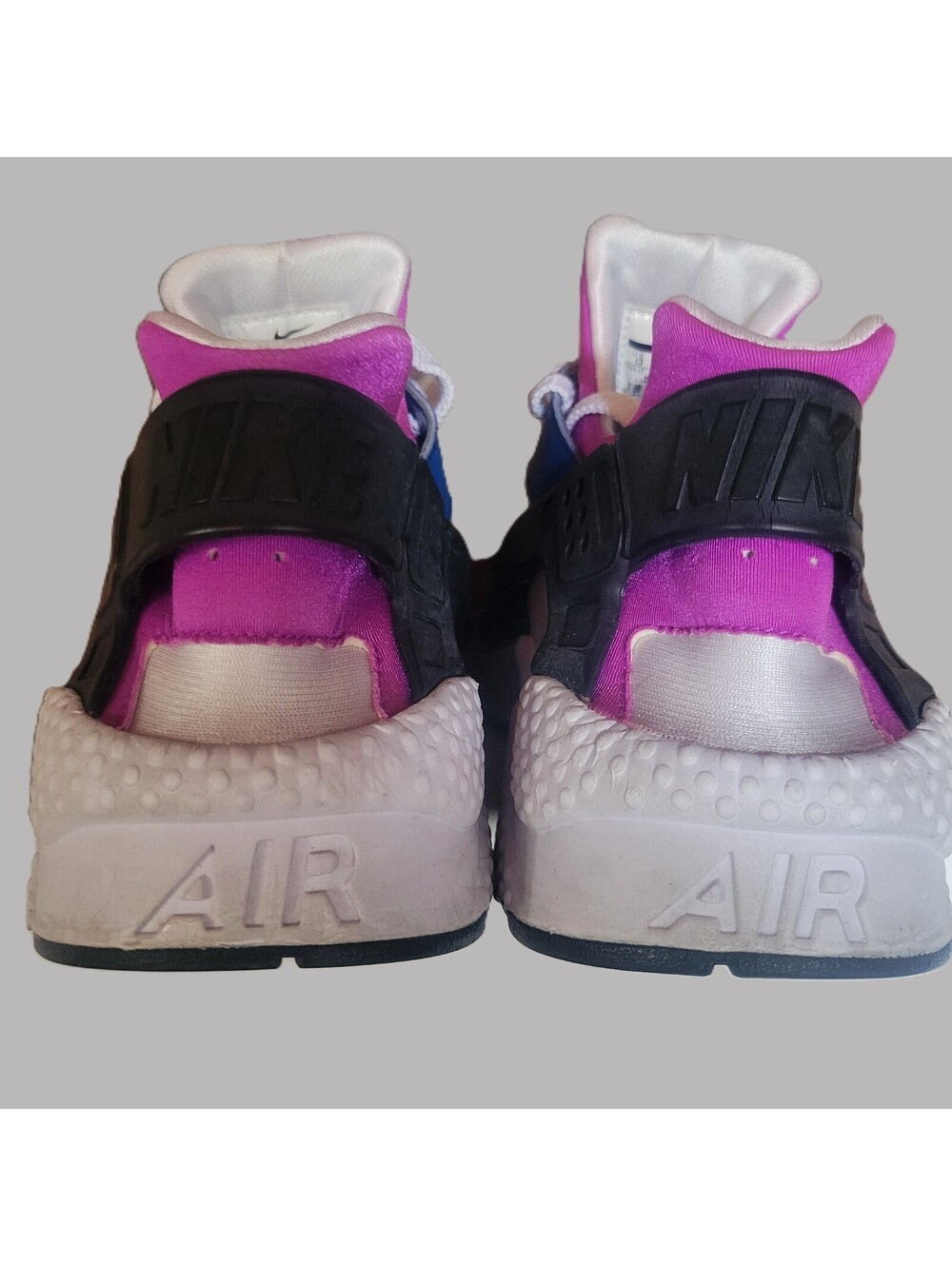 Nike Men's Air Huarache "Blue Jay / Hyper Violet" - Size 13 Retro Athletic - Picture 4 of 6